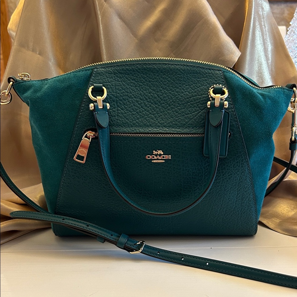 Jade Coach Prairie Satchel Shoulder Bag NEVER USED
